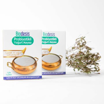 Biodesis Probiyotikli Yoğurt Mayası 1gr X 5 Paket- 2 Kutu 10 Paket