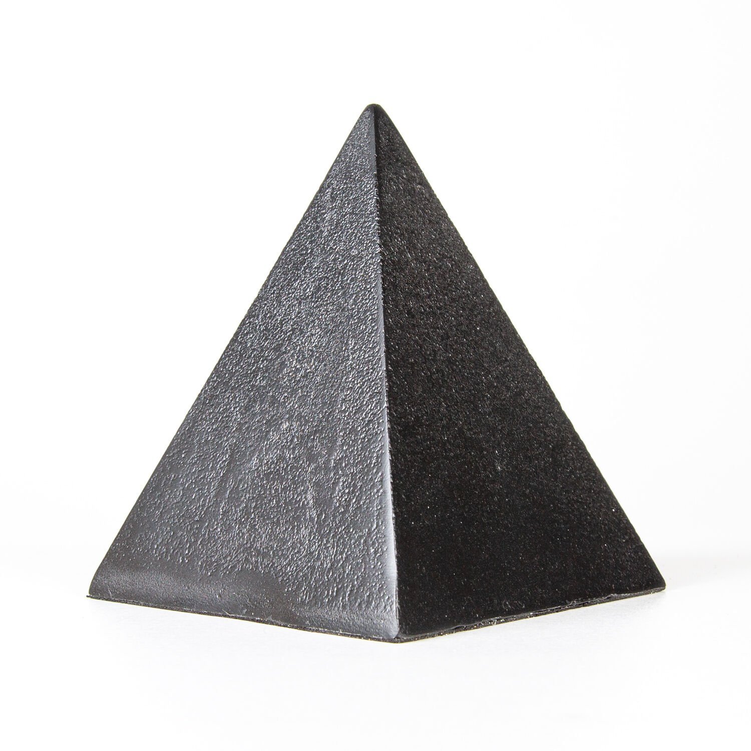 Dekoratif Metal Piramit Siyah 11x13x11 Cm.