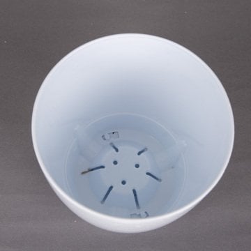 Veramaya Plastik Begonya Saksı No:1 Beyaz 0,9 Litre 12x11 Cm