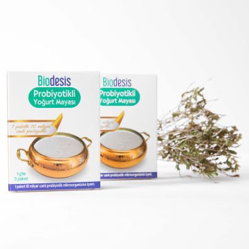 Biodesis Probiyotikli Yoğurt Mayası 1gr X 5 Paket- 2 Kutu 10 Paket