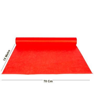 Elyaf Kumaş Rulo Kırmızı 70 Cm x 15 Mt. (±)
