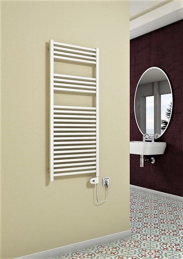 Barbados Elektrikli Havlupan 600 Watt 500x1200 Beyaz (Thesis Termostat)