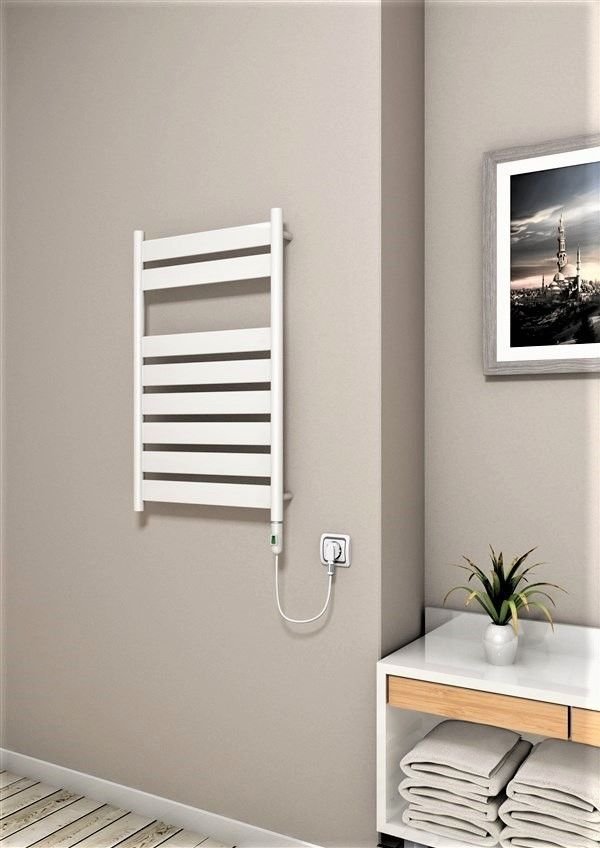 Bora Bora Elektrikli Havlupan 300 Watt 500x800 Beyaz (On/Off Düğmeli)