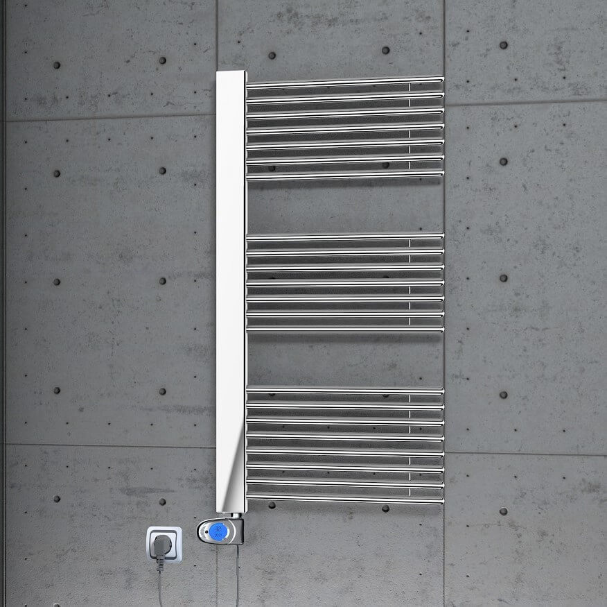 Male Elektrikli Havlupan 600x1190 Krom (Musa Termostat) 600 Watt