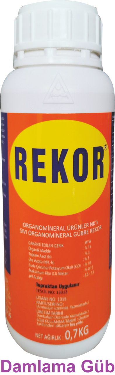 700 GRAM REKOR NK'LI ORGANOMİNERAL SIVI DAMLAMA GÜBRESİ