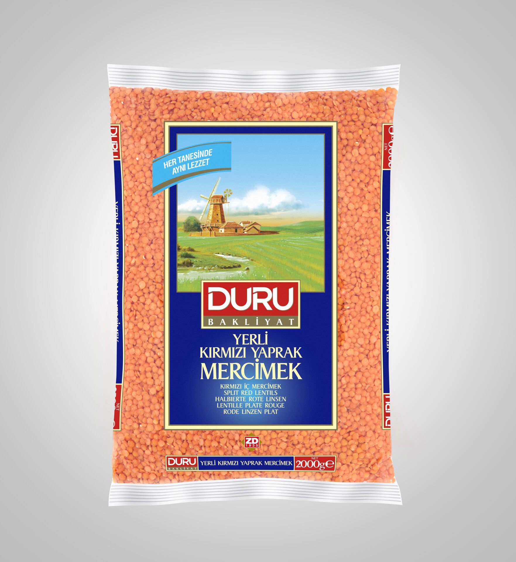 Kırmızı Yaprak Mercimek 2000gr