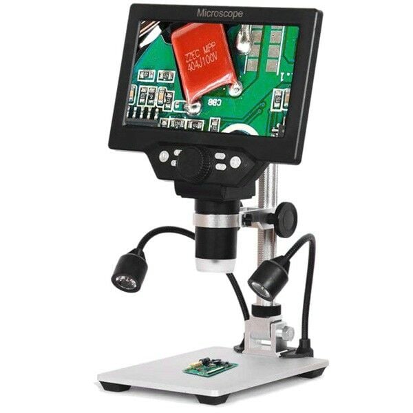G1200 Plus+ Renkli Ekranlı Dijital Mikroskop 1200X