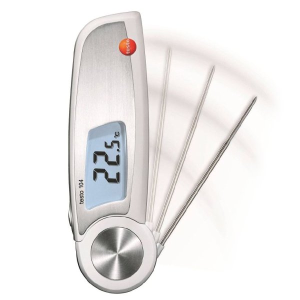 Testo 104 Katlanabilir Problu Su Geçirmez Termometre