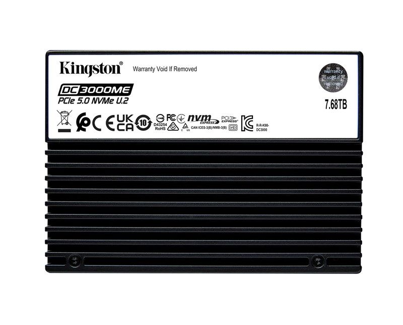 Kingston Enterprise 7.68TB 2.5'' NVMe SSD