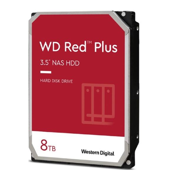 WD 8TB Red Plus NAS 3.5'' 5640Rpm Sata3 -WD80EFPX