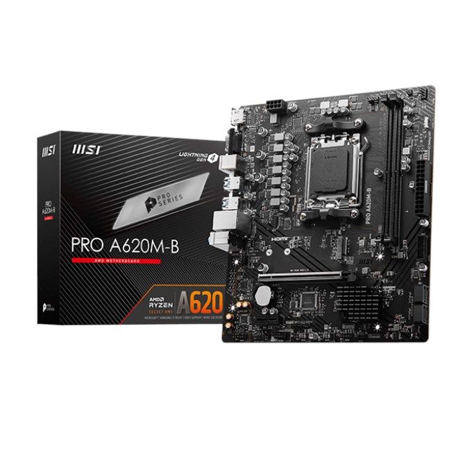 MSI Pro A620M-B AM5 Ryzen DDR5 Vga Hdmi