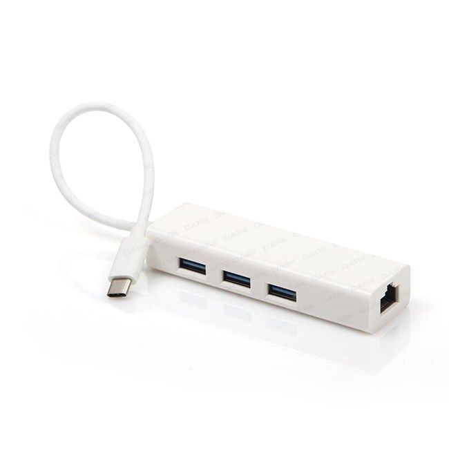Dark Type-C to Gigabit Ethernet +USB Çoklayıcı