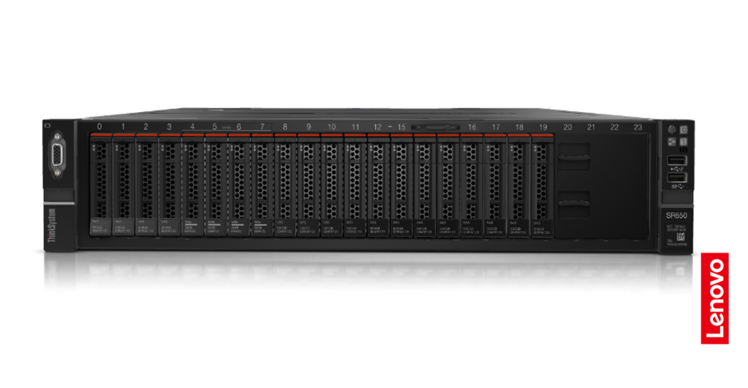 Lenovo Server ThinkSystem SR650 V2 Silver 4310 12C 2.1GHZ 1x32GB 3200MHZ 9350-8i 1x750W XCC ENT 2U Rack-Windows Server 2022 Standart