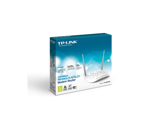 Tp-Link TD-W8961N 300Mbps 4P ADSL2+ Modem Router