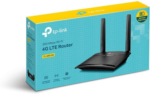 Tp-Link TL-MR100 300Mbps Wireless N 4G LTE Router