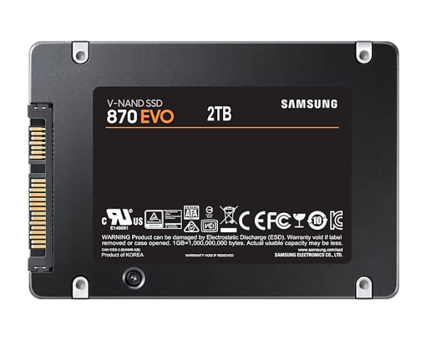 Samsung 870 Evo 2TB 2.5'' SATA SSD (560-530MB/s)