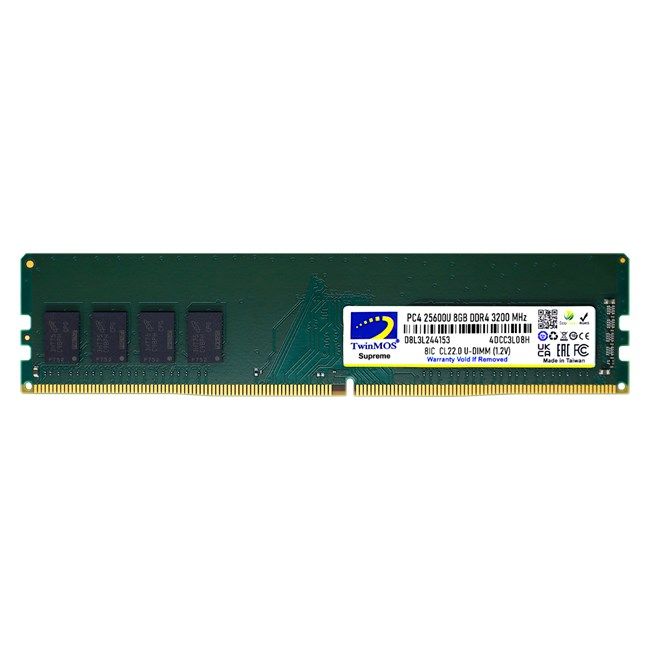 TwinMOS 8GB DDR4 3200MHz 1.2V (MDD48GB3200D)