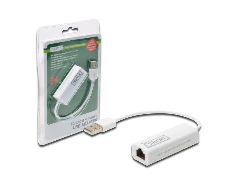 Digitus DN-10050-1 USB2.0 Fast Ethernet Adaptörü