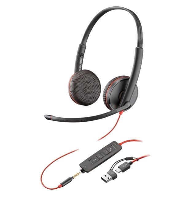 Poly Blackwire 3325 Mikrofonlu Stereo Kulaklık