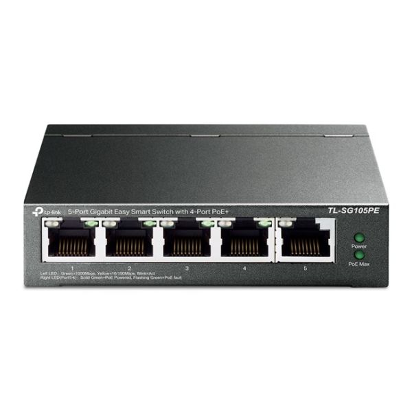 Tp-Link TL-SG105PE 5 Port Gigabit 4Port Poe Switch