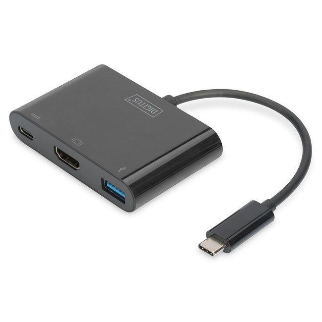 Digitus DA-70855 USB Type-C HDMI 3 Port Adaptör