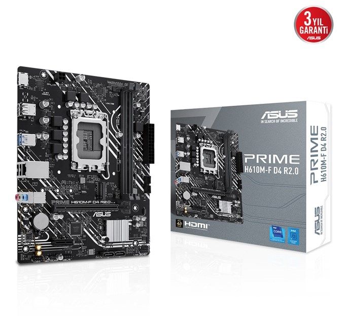 Asus Prime H610M-F D4 R2.0 1700P Hdmi