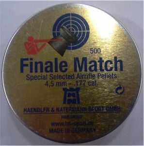 H&N FINALE MATCH  4.5 CAL HAVALI TÜFEK SAÇMASI