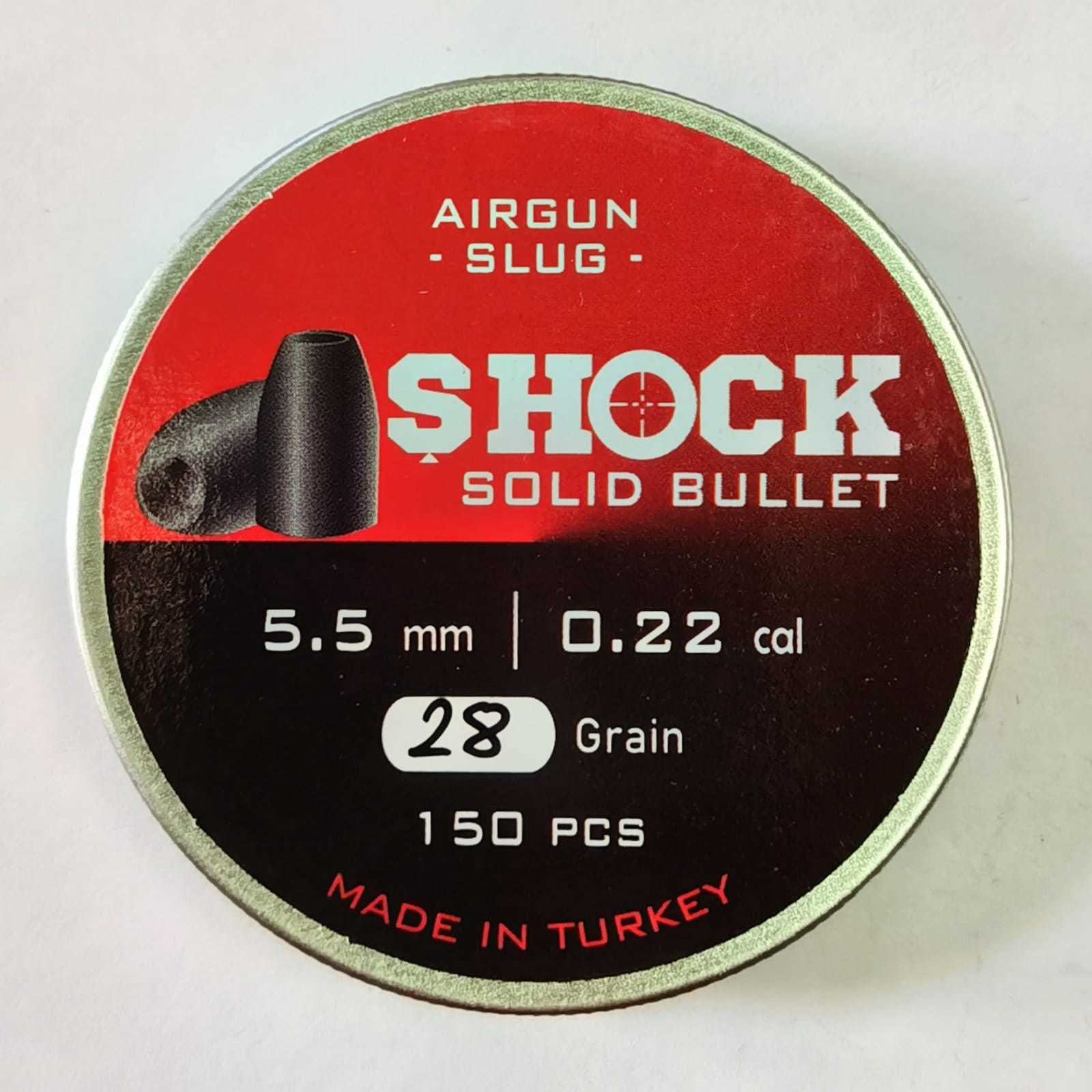 Shock Solid Bulled 5.5mm 28grain
