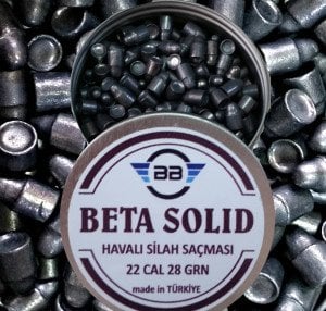 Beta Solid Bullet 28 Grain 5.5 mm Havalı Saçma