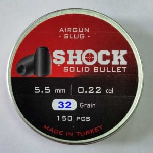 Shock Solid Bulled 5.5mm 32grain
