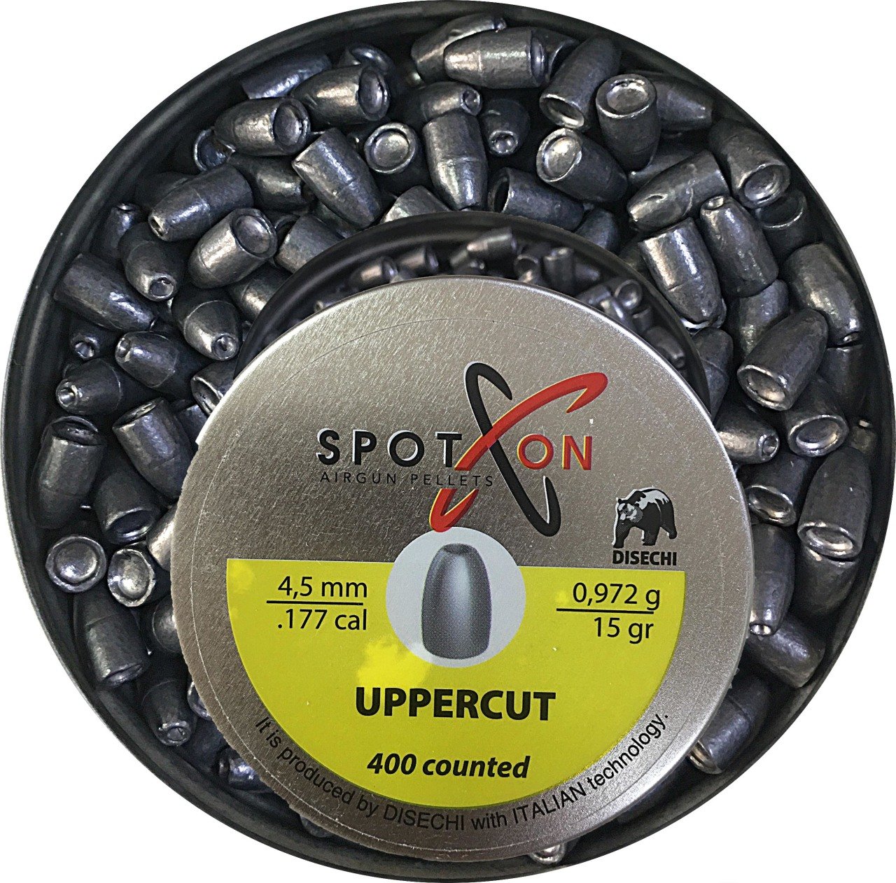 Spoton UPPERCUT 15grn Havalı Tüfek Saçması 4.5MM