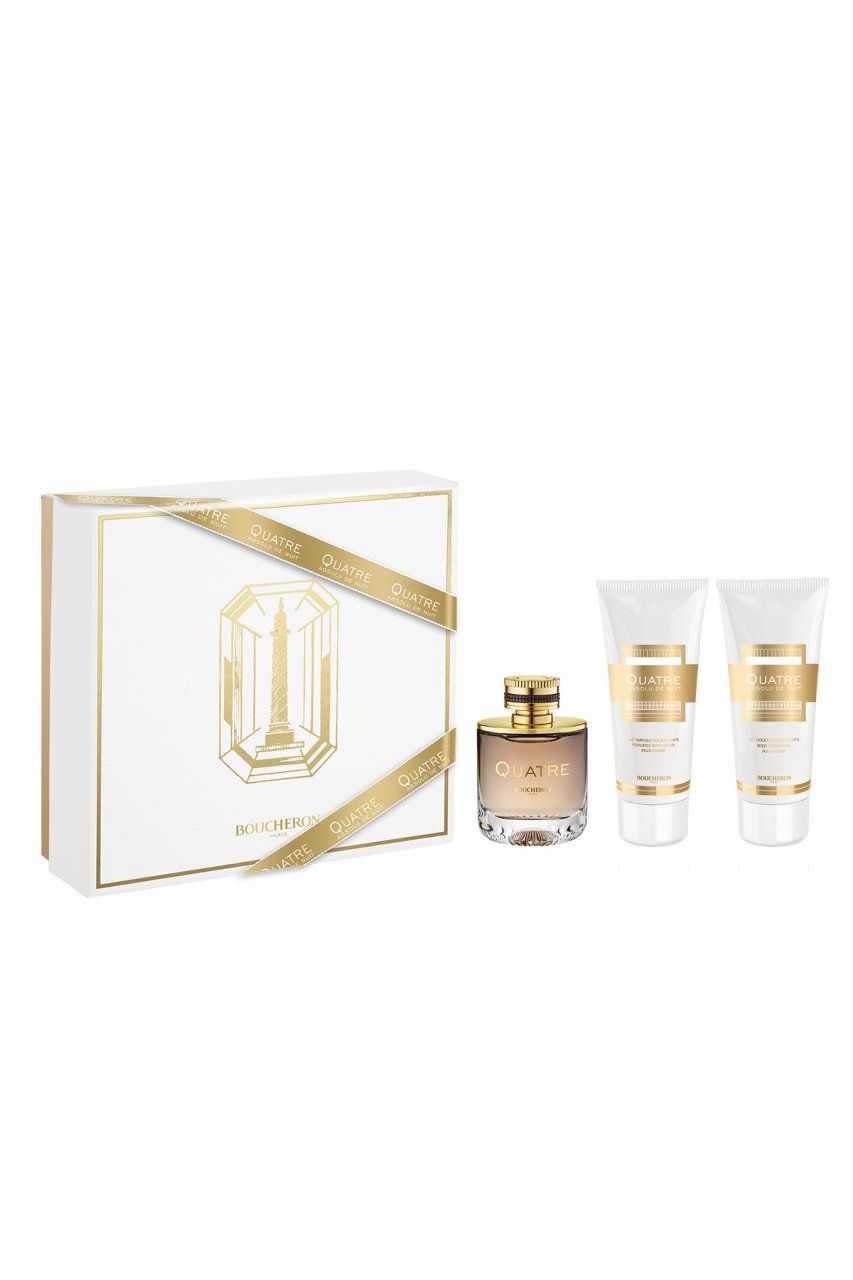 Quatre Absolu de Nuit Femme 100 ml Kadın Parfüm + 100 ml Vücut Losyonu + 100 ml Duş Jeli Hediye Seti