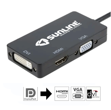 Sunline 170629 Displayport-HDMI/VGA/DVI Dönüştürücü