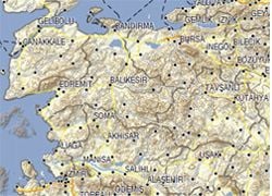Garmin Türkiye Topografya Haritası
