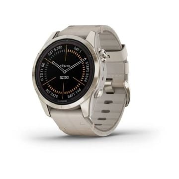 Garmin fenix 7S Pro Sapphire Solar Edition - Soft Gold, Bej