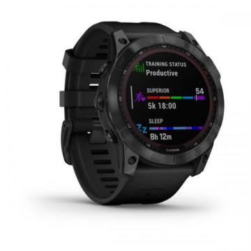 Garmin fenix 7X Sapphire Solar - Siyah DLC Titanyum