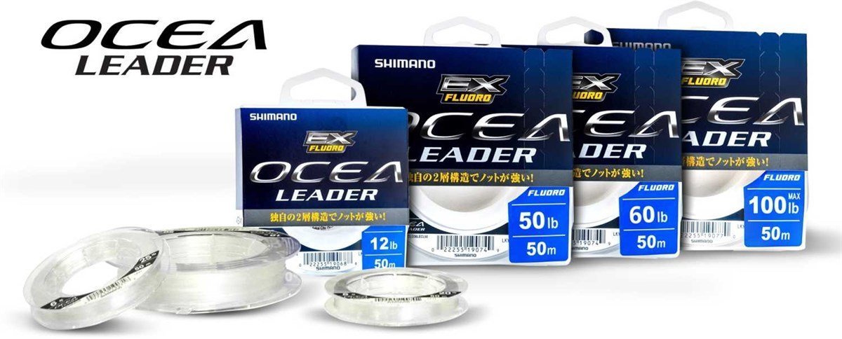 Ocea EX Fluoro Leader 50m 0.169mm 4lb Clear