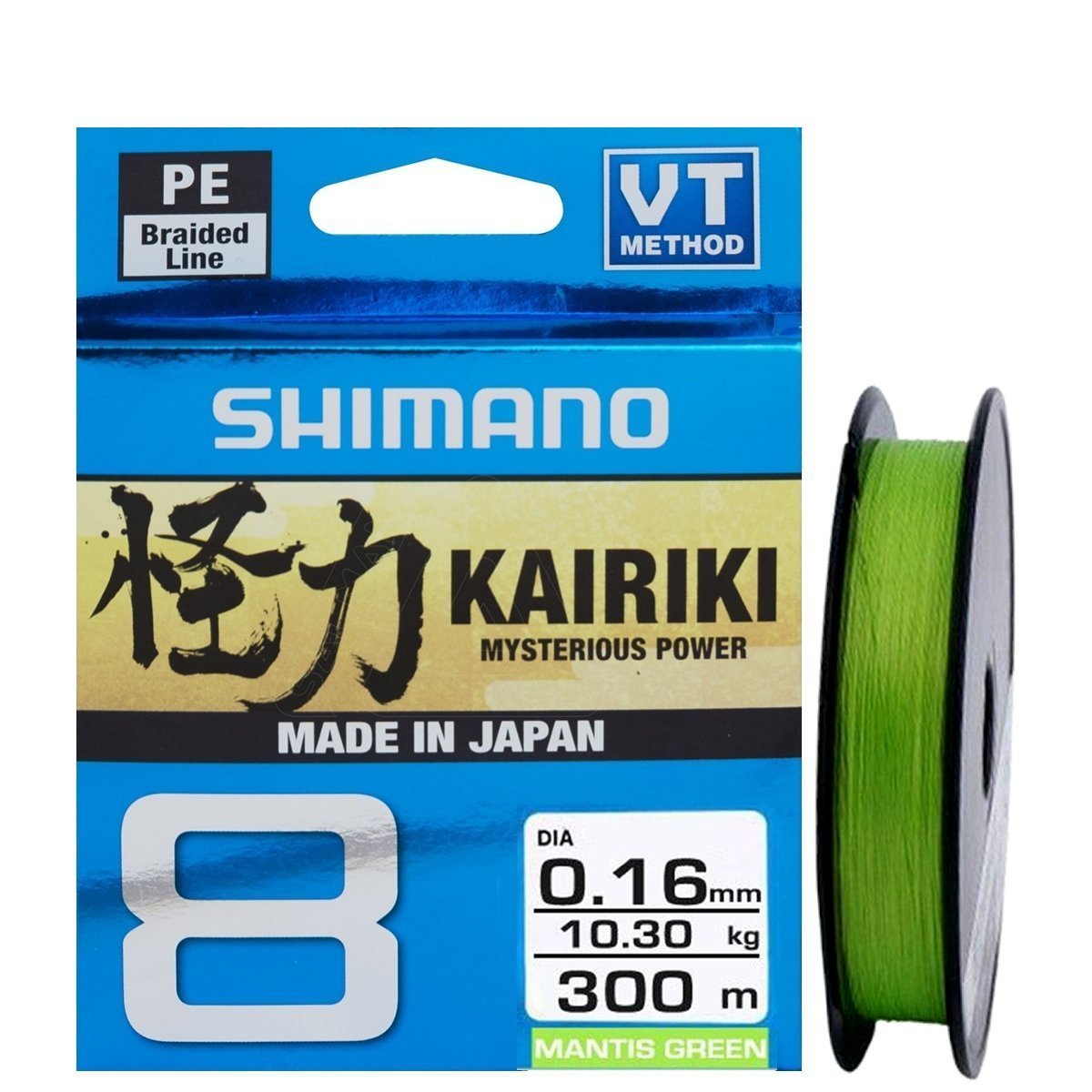 Shimano Kairiki 8 300M Mantis Green Örgü İp Misina