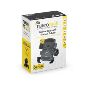 Nukrotech GKN54 Gidon Bağlantılı Motosiklet Telefon Tutucu