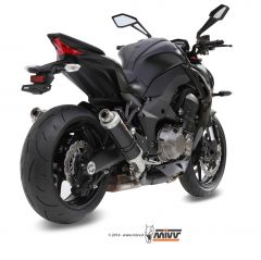 MİVV KAWASAKI Z1000 GP STEEL BLACK DUAL SLIP-ON EGZOZ