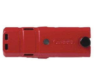 Abus 8077 Granit Detecto X-PLUS Alarmlı Disk Kilidi Kırmızı
