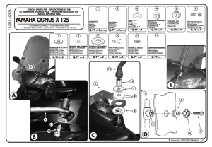 Gıvı A283A Yamaha Cıgnus X125 Rüzgar Siperlik Baglantısı