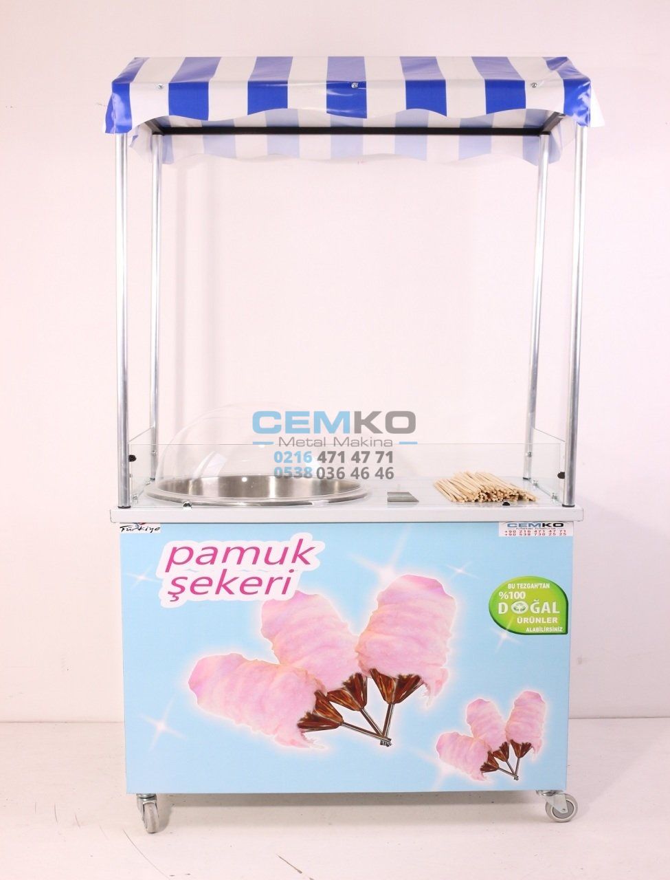 Tezgahlı Pamuk Şeker Makinesi (Model Nevşehir)