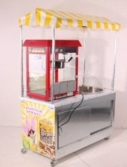 Pamuk Şeker ve Popcorn Arabası (Model Aydın) 60x120