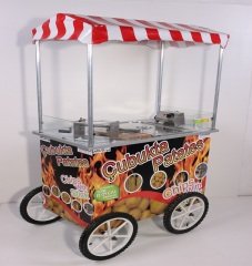 Tekerlekli Çubukta Patates Arabası (Model Side) 60x100 TÜPLÜ MODEL