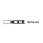 Kruuse-Vet Sütür İğnesi. Spring Eye. 3/8. Keskin. 17 mm. 10/pk