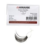 Kruuse-Vet Sütür İğnesi. Spring Eye. 3/8. Keskin. 41 mm. 10/pk