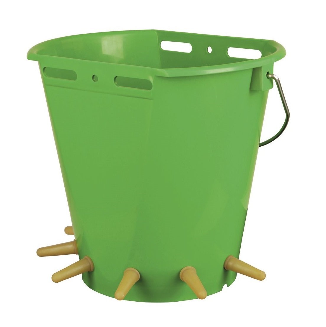 Kerbl Kuzu Süt Emzirme Kovası. 8 Litre. 6 Emzikli