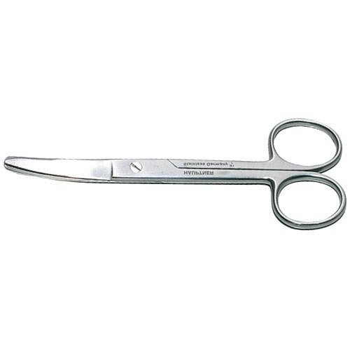 Hauptner Veteriner Makas. 18 cm. K/K. Eğri