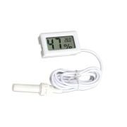 Termometre - Higrometre. Dijital. Problu. Kuluçka Tip. Beyaz ( Nem ve Sıcaklık Ölçer )